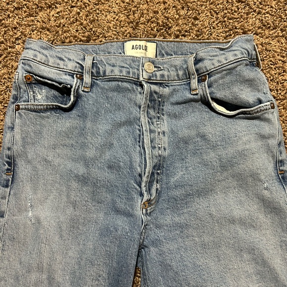 Agolde Nico High Rise Slim Jeans in Headlines Size 28 - Picture 8 of 16